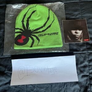 Supreme skull cap spider beanie